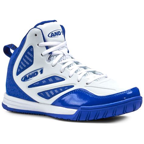 And1 Mens Tactic Basketball Shoes Whiteroyal Bobs Stores