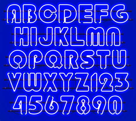 Allows computers to transfer information between each other, like semaphore. Blue neon alphabet with numbers vector 01 free download
