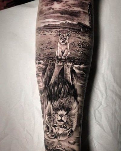 Lion Tattoo Sleeve 18 Captivating Full Arm Designs
