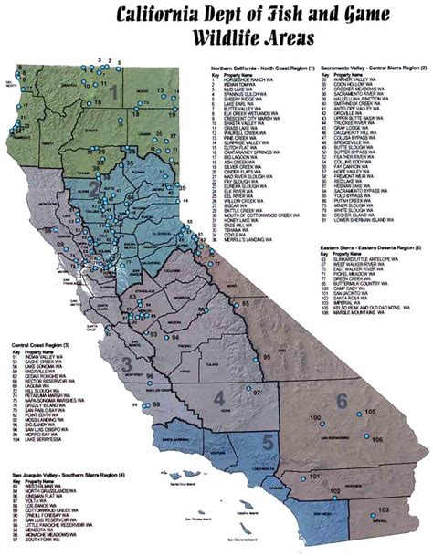 California Hunting Zone Map Afputra Map Of Hunting Zones In