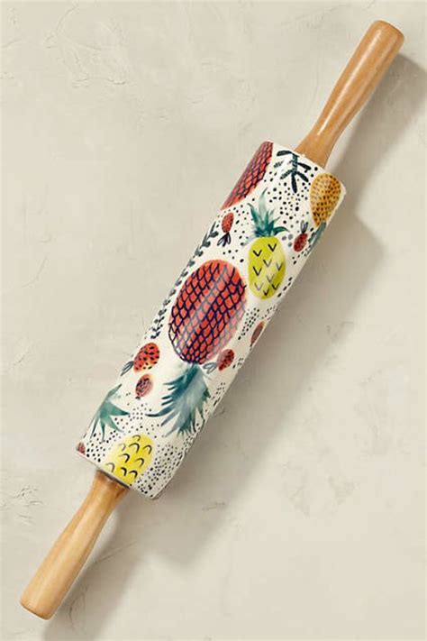 Rudy Fruit Rolling Pin Rolling Pin Rolls Pineapple Kitchen