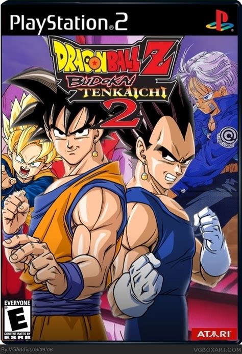 Dragon Ball Z Budokai Tenkaichi 2 Playstation 2 Box Art Cover By Vgaddict