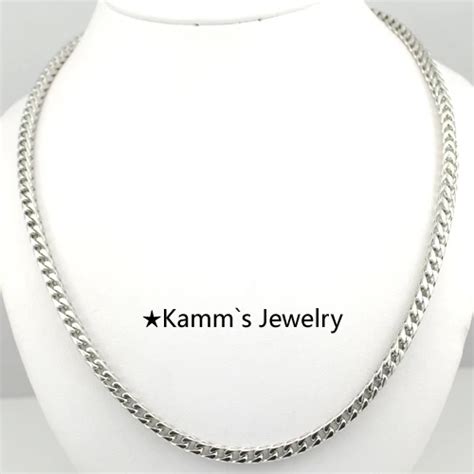 60cm 4mm 316l stainless steel necklaces chains link men s women s silver party ts men