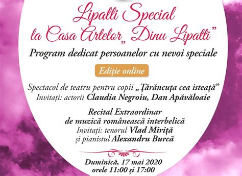 Casa artelor dinu lipatti 1902 bulevardul lascăr catargiu 12, бухарест, румыния. „Lipatti Special" - ediție online, la Casa Artelor „Dinu ...