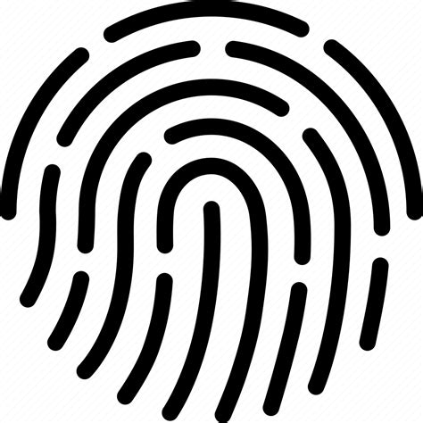 Finger Fingerprint Id Scan Security Touch Print Icon Download