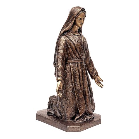 Funerary Statue Of Kneeling Virgin Mary 65 Cm For External Online