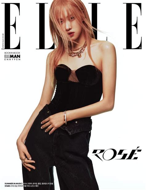 Blackpink Rose Cover Elle Magazine 623 Kaido Italia Kpop Shop