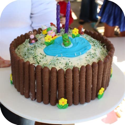 I have made this cake for my friend. Quick and simple kids birthday cake - ee i ee i oh! - Mouths of Mums