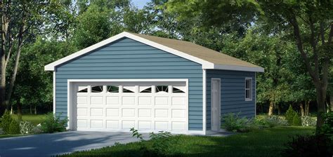 8' x 4' raised garden bed package. 1_car_garage_elevation_a_cover | Garage design, Garage ...