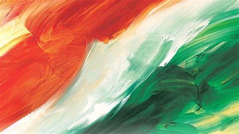 Wallpaper of Artistic Indian Flag with 3D Painting - HD Wallpapers