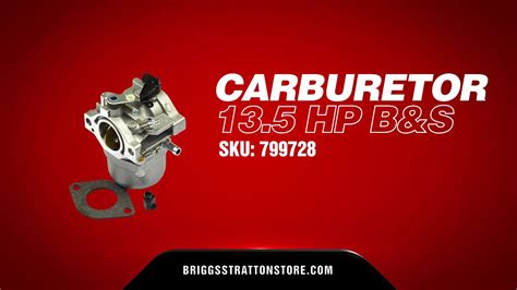 Briggs And Stratton 135 Hp Carburetor 799728 Oem Youtube