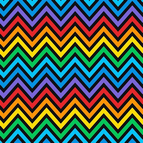 Seamless Colorful Zig Zag Pattern Vector Free Image By