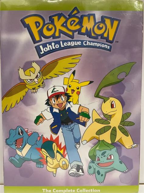 Pokemon Johto League Champions The Complete Collection Dvd T Set New