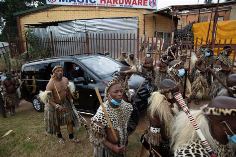 zulu nation planting king goodwill zwelithini in south africa daily sabah