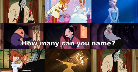 Can You Name All The Disney Female Characters Playbuzz