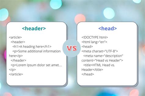 Html Head Vs Header Apply These Tags For Effective Search Engine