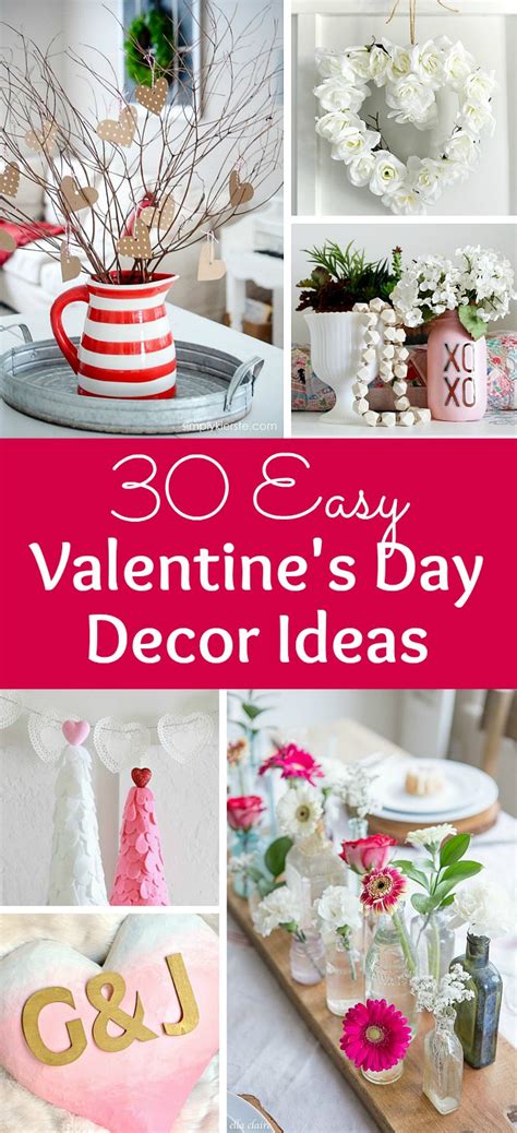 Valentine's gift ideas for girls: 30 Easy Valentine's Day Decor Ideas | Hello Little Home