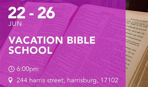 Vacation Bible School 2020 Trinity Church Hbg