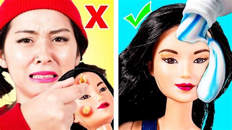 Extreme Doll Makeover Dolls Come To Life By Crafty Hacks Youtube