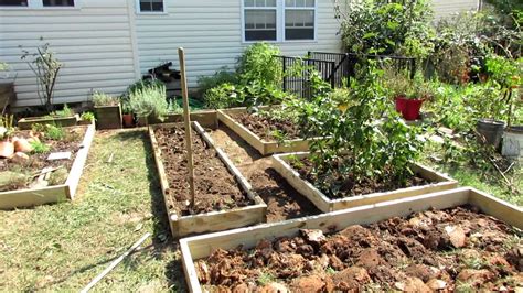 designing a raised bed vegetable garden a fall makeover youtube