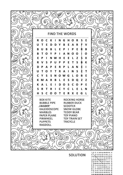 Printable Word Search Puzzles For Kids 10 Activities That Help With