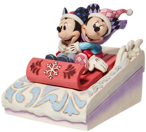 Disney Traditions By Jim Shore 6008972 Mickey And Minnie Sledding