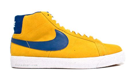 Nike Sb Blazer High Yellow Royal Sample