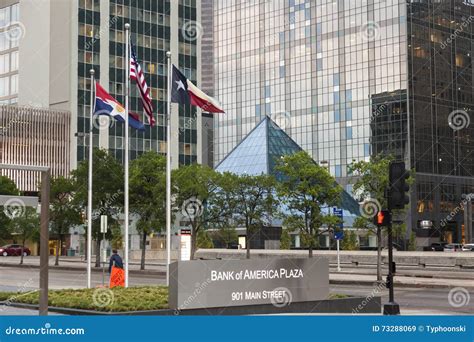 The Bank Of America Plaza In Dallas Usa Editorial Stock Image Image