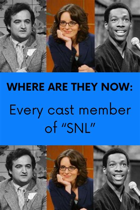 WHERE ARE THEY NOW: All 150 cast members in 'Saturday Night Live' history | Snl cast members ...