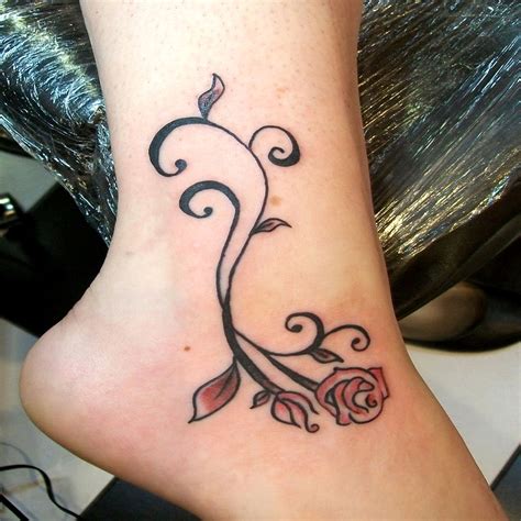 For those seeking a beautiful ankle tattoo with deep meaning, roses are an excellent option! 34 ANKLE TATTOO DESIGN INSPIRATIONS ....... - Godfather Style