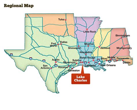 Southwest Louisiana And Lake Charles Trip Planning Tools 2020 Maps