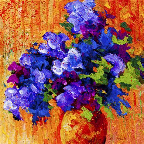 Abstract Boquet 3 Painting By Marion Rose Fine Art America