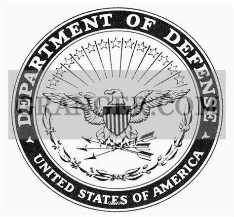 Image Of Department Of Defense Seal Of The Us Department Of