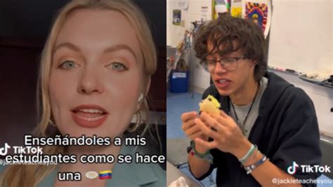 Profesora Estadounidense Recibe Elogios Al Enseñarle A Sus Alumnos A Preparar Comida Venezolana