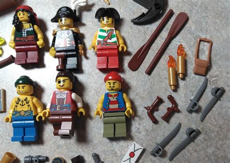 Lego Deluxe Pirates Minifigure Pack Lot Of 6 Etsy