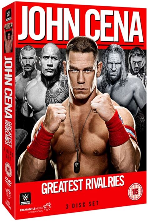 WWE John Cena S Greatest Rivalries DVD Box Set Free Shipping Over HMV Store