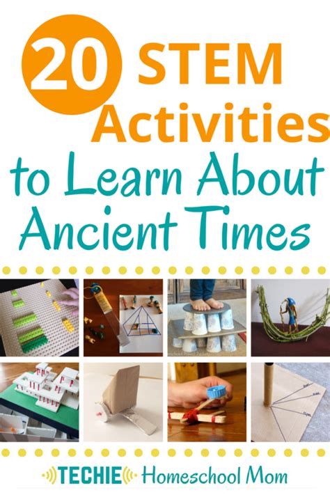Stem Projects For Ancient History Lesson Plans Techie Homeschool Mom