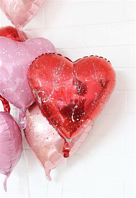 Diy Heart Paint Splatter Balloons A Bubbly Life