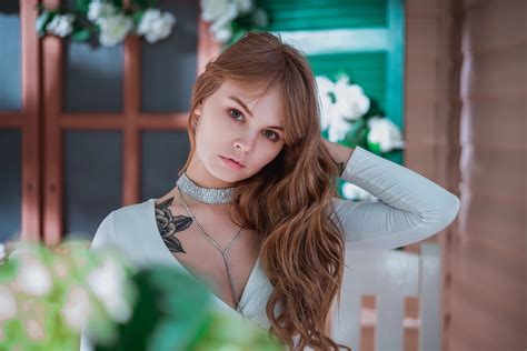 model russian necklace woman anastasiya scheglova wallpaper coolwallpapers me