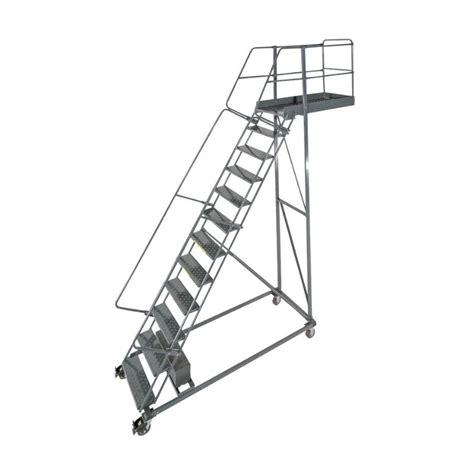 Ballymore Cl 15 14 15 Step Heavy Duty Steel Rolling Cantilever Ladder