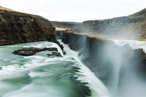 Expose Nature Gullfoss Falls Iceland 5472 3648 Oc
