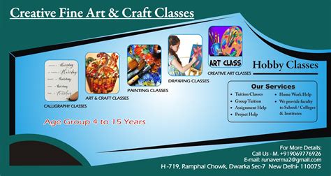 Best Fine Art & Creative Classes in Dwarka, New Delhi - Drawing Classes | Creative Classes