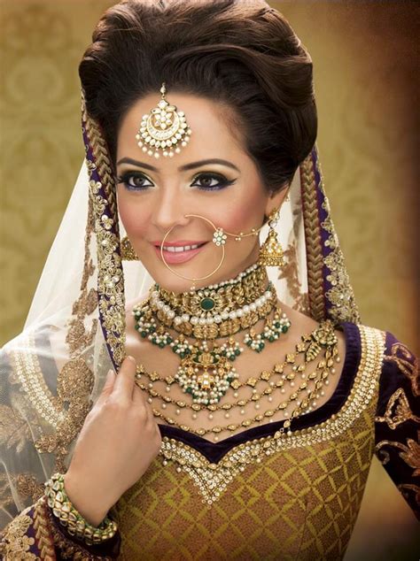 The stylishly done braiding makes the hair manageable. Latest Pakistani Bridal Wedding Hairstyles Trends 2018 ...