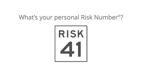 Everyone Has A Risk Number Whats Yours
