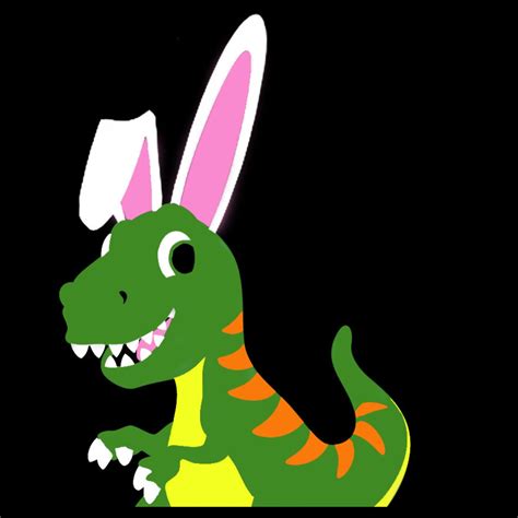 Dinosaur Bunny Easter Pocket Design Svg Cut Files Iron On | Etsy