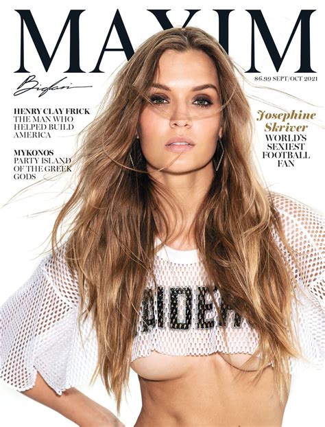 Josephine Skriver Sexy And Topless Maxim Magazine 12 Photos