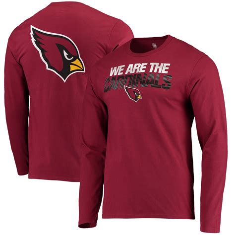 Arizona Cardinals Nfl Pro Line Statement Long Sleeve T Shirt Cardinal