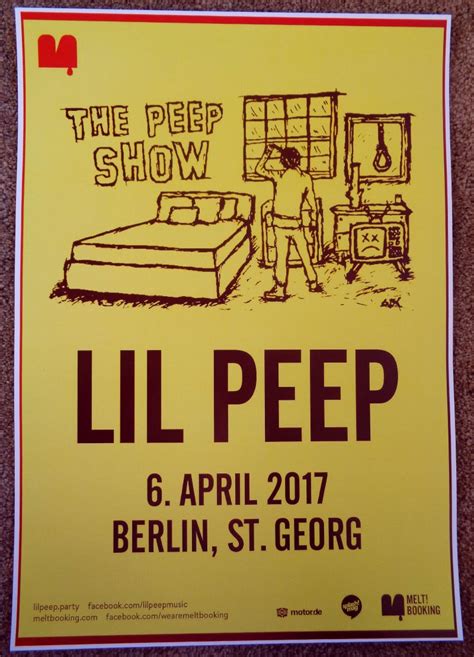 Lil Peep Peep Show Hellboy Poster Original Design Poster Mail