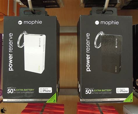 Apple Store、mophie製lightningコネクタ内蔵ポータブルバッテリー Mophie Power Reserve を販売開始