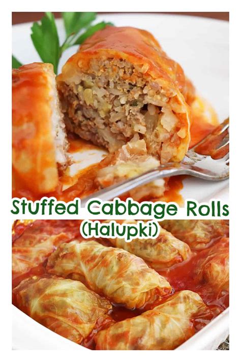 Stuffed Cabbage Rolls Recipe Halupki